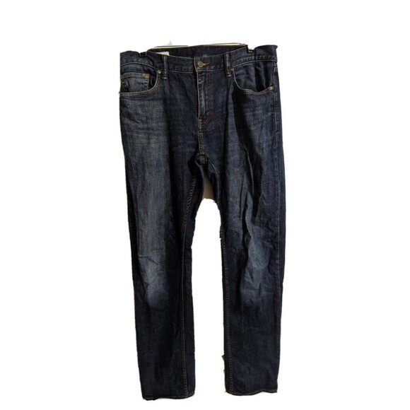 Banana Republic Mens 33X34 Dark Blue Denim Straight Leg Jeans - Picture 1 of 4